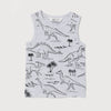 HM Dinosaur Grey Sleeveless Sandoz 7340