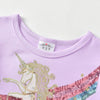 Flying Unicorn Purple Fancy Frock 12430