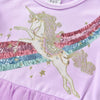 Flying Unicorn Purple Fancy Frock 12430